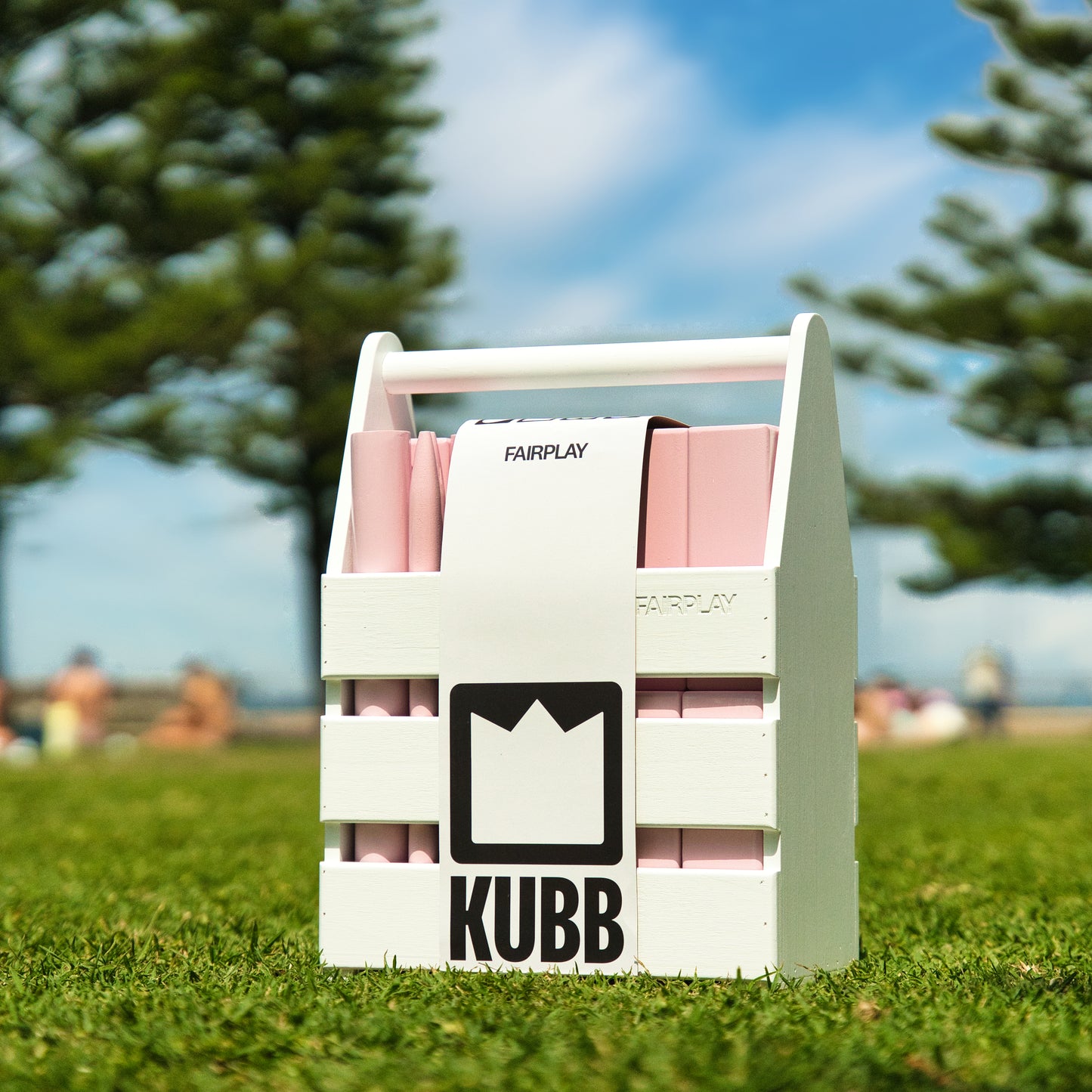 Kubb Kit - Pastel Pink